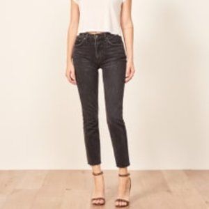 Reformation Julia Crop High Cigarette Jean